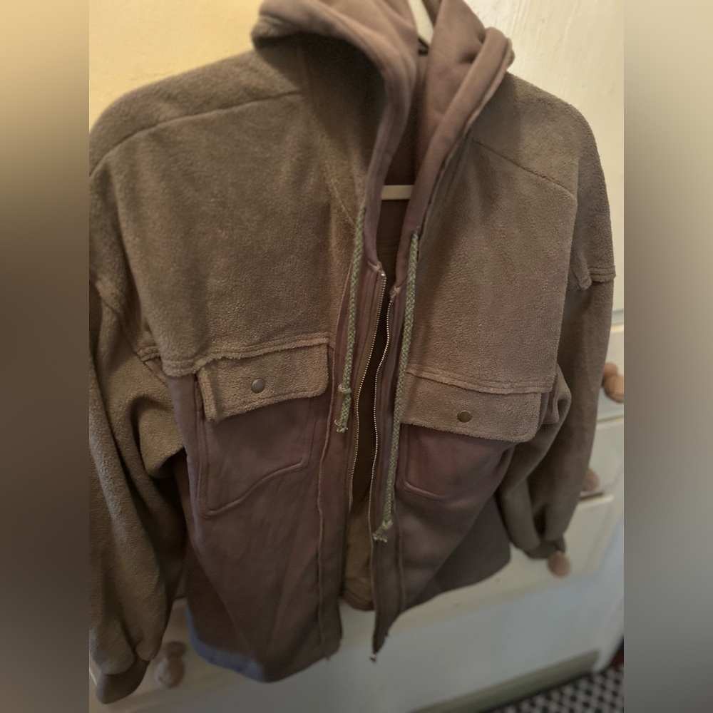 Womens Classic fleece hoodie full zip Jacket. New from local boutique.